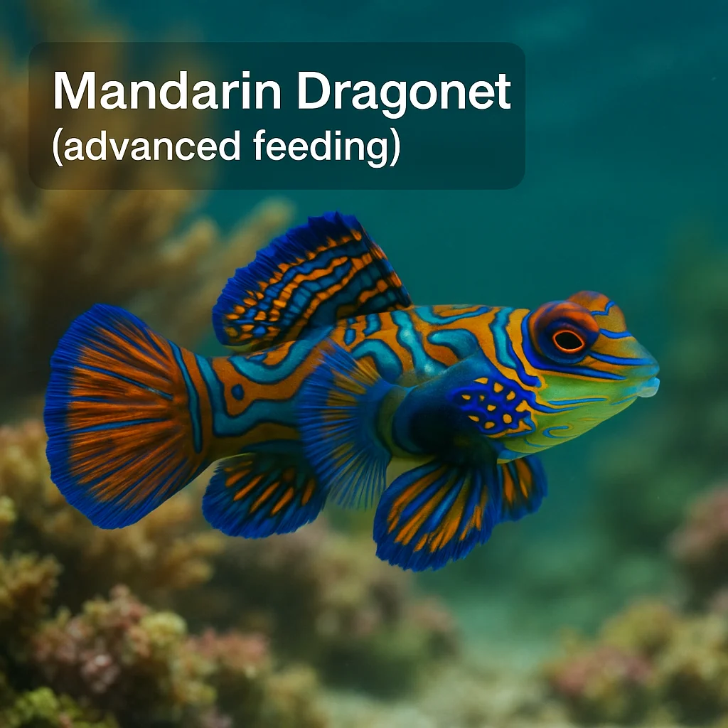 Mandarin Dragonet (advanced feeding)