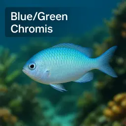 Blue Green Chromis