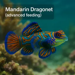 Mandarin Dragonet Advanced Feeding